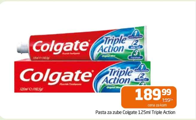 Pasta za zube Colgate 125ml Triple Action