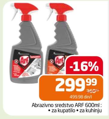 Abrazivno sredstvo ARF 600ml