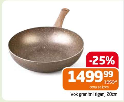 Vok granitni tiganj 28cm