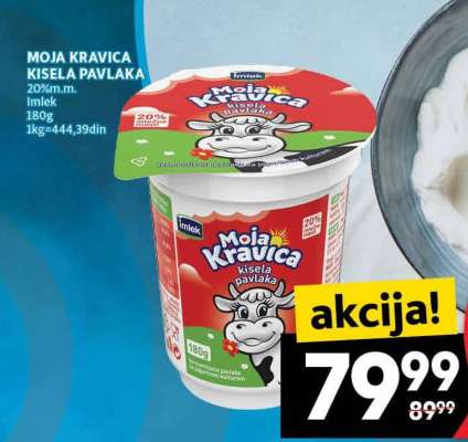 MOJA KRAVICA KISELA PAVLAKA