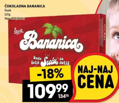 ČOKOLADNA BANANICA
