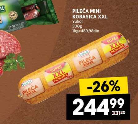 PILEĆA MINI KOBASICA XXL