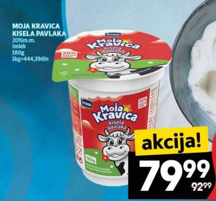 MOJA KRAVICA KISELA PAVLAKA