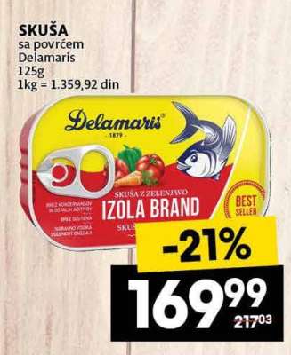 SKUŠA sa povrćem Delamaris