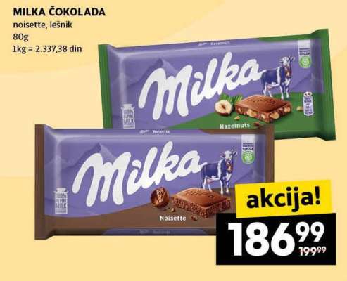 MILKA ČOKOLADA