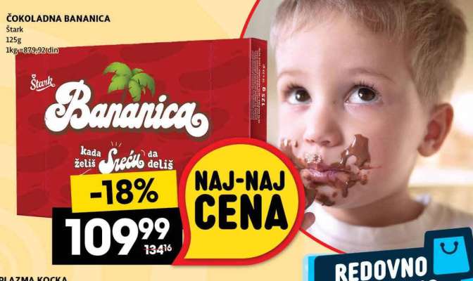ČOKOLADNA BANANICA