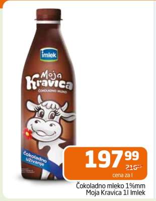 Čokoladno mleko 1%mm Moja Kravica 1l Imlek
