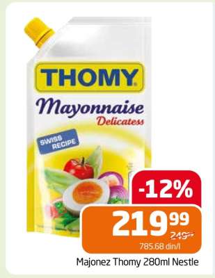 Majonez Thomy 280ml Nestle