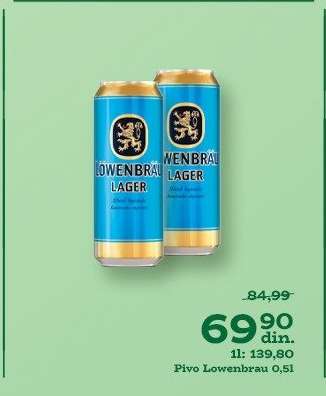 Pivo Lowenbrau 0,5l
