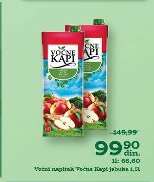 Voćni napitak Voćne Kapi jabuka 1,5l