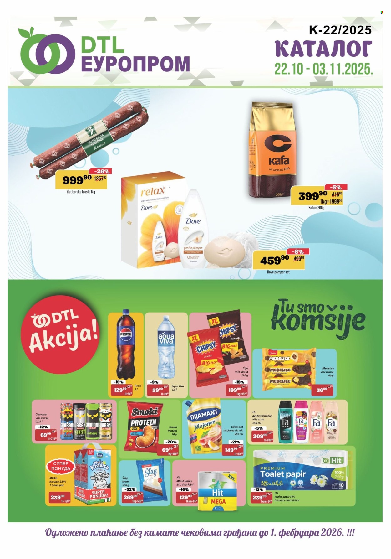 Europrom katalog - 22.10.2025 - 03.11.2025. Stranica 1