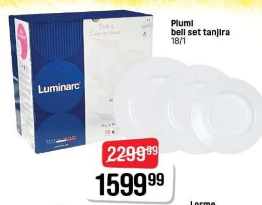 Luminarc pluml bell set tanjira 18/1