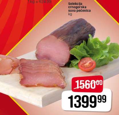 Selekcija crnogorska suva pečenica