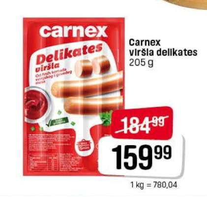 Carnex viršla delikates