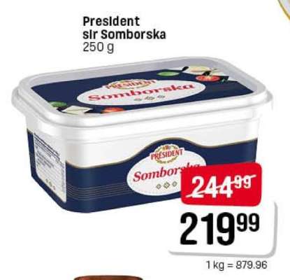 President sýr Somborska 250 g