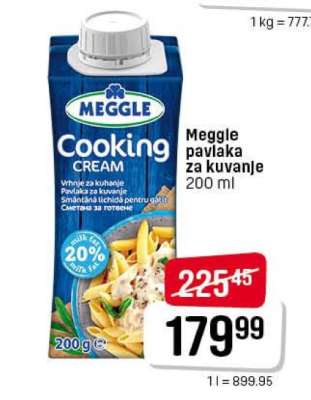 Meggle pavlaka za kuvanje