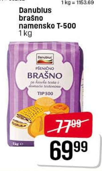 Danublus brašno namensko T-500