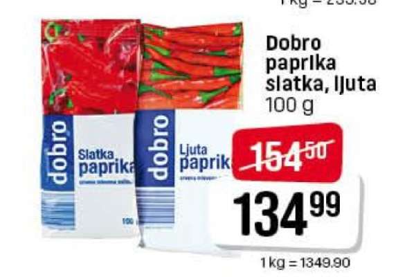 Dobro paprika slatka, ljuta