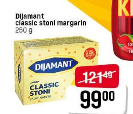 DIjamant classic stoni margarin