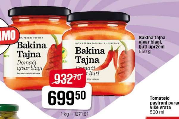 Bakina Tajna Domaći ajvar ljuti