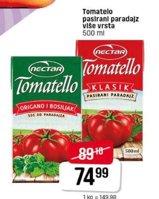 Tomatelo pasirani paradajz