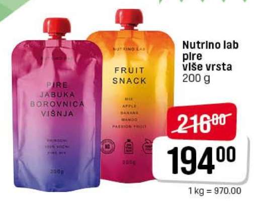 Nutrino lab pire više vrsta