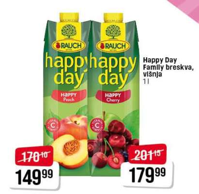 Happy Day Family breskva, višnja