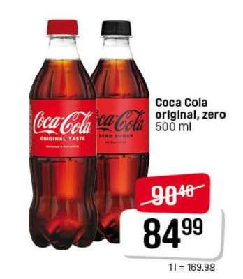 Coca Cola original zero