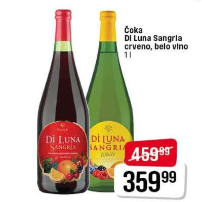 Čoka DI Luna Sangria crveno , belo vino