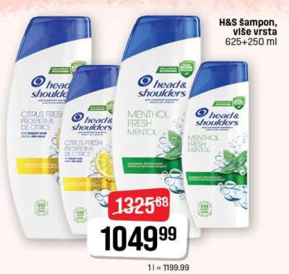 H&S šampon više vrsta