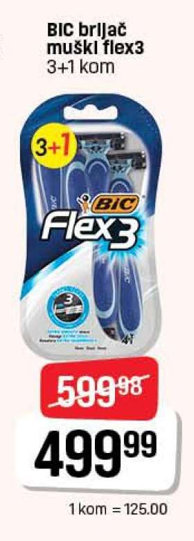 BIC brijač muški Flex3