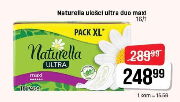 Naturella uložci ultra duo maxi