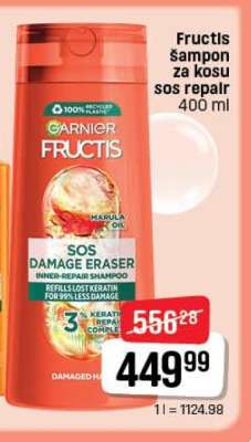 Fructis šampon za kosu SOS Repair 400 ml