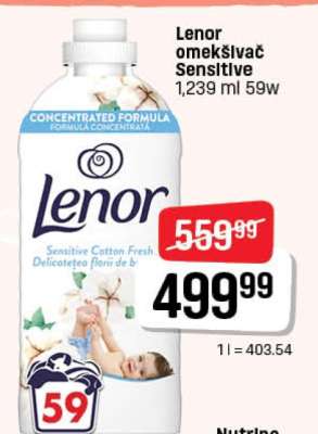 Lenor aviváž Sensitive