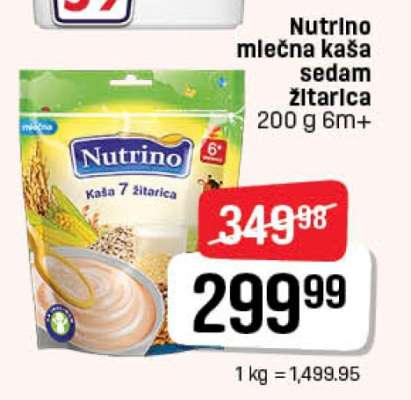 Nutrino mlečna kaša sedam žitarica