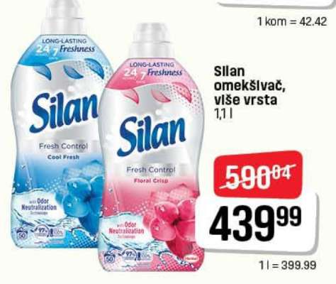 Silan omekšivač, više vrsta