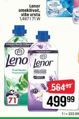 Lenor omekšivač više vrsta