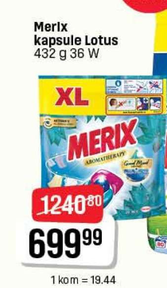 Merix kapsule Lotus