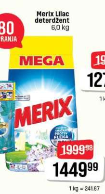 Merix lilac detergent