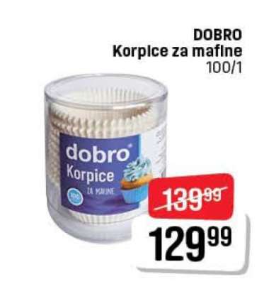 Dobro korpice za mafine