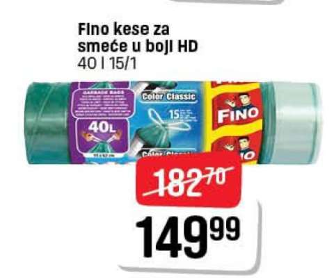 Fino kese za smeće u boji HD