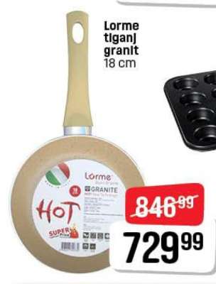 Lorme tiganj granit 18 cm