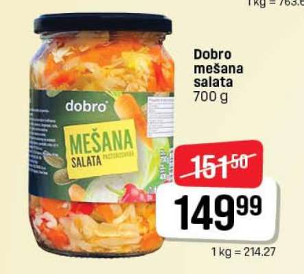 Dobro mešana salata