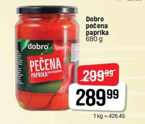 Dobro pečena paprika