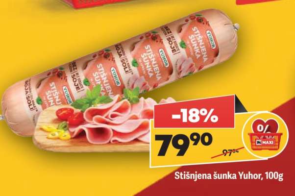 Stišnjena šunka Yuhor 100g