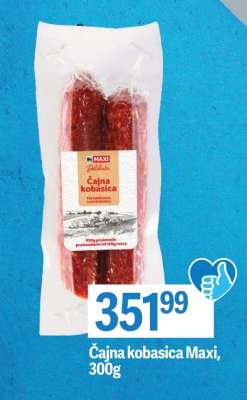 Čajna kobasica Maxi, 300g