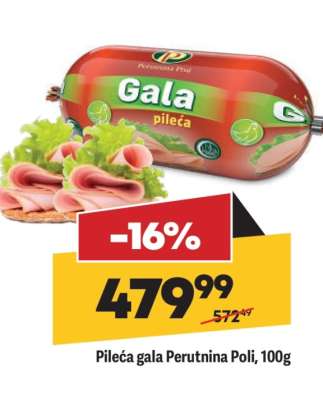 Pileća gala Perutnina Poli 100g