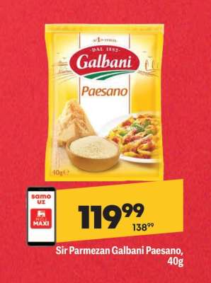 Sir Parmezan Galbani Paesano 40g