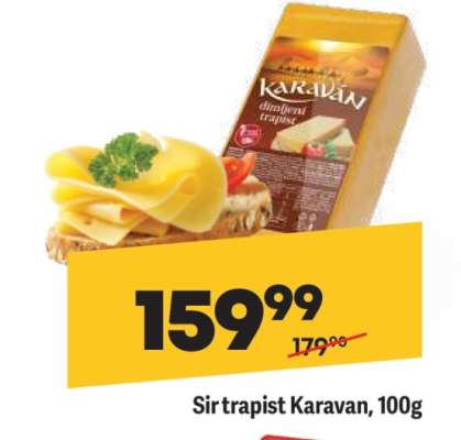 Sir trapist Karavan, 100g