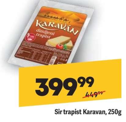 Sir trapist Karavan, 250g